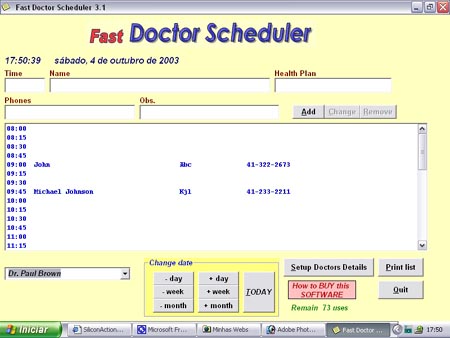 Fast Doctor Scheduler