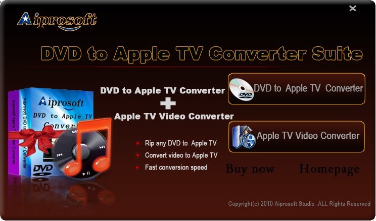 Aiprosoft DVD to AppleTV Converter Suite