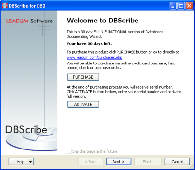 DBScribe for DB2
