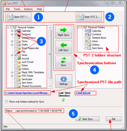 Sync2PST for Outlook