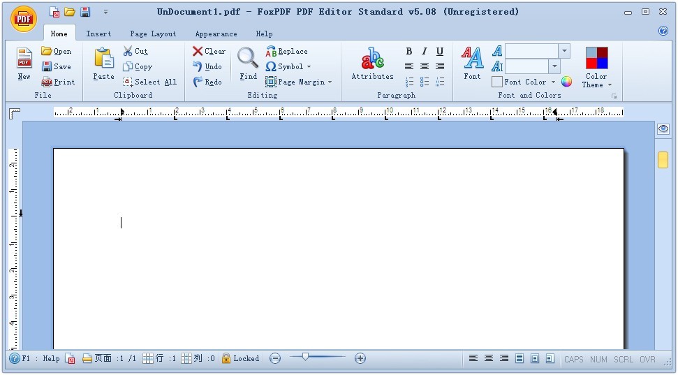 FoxPDF PDF Editor Standard