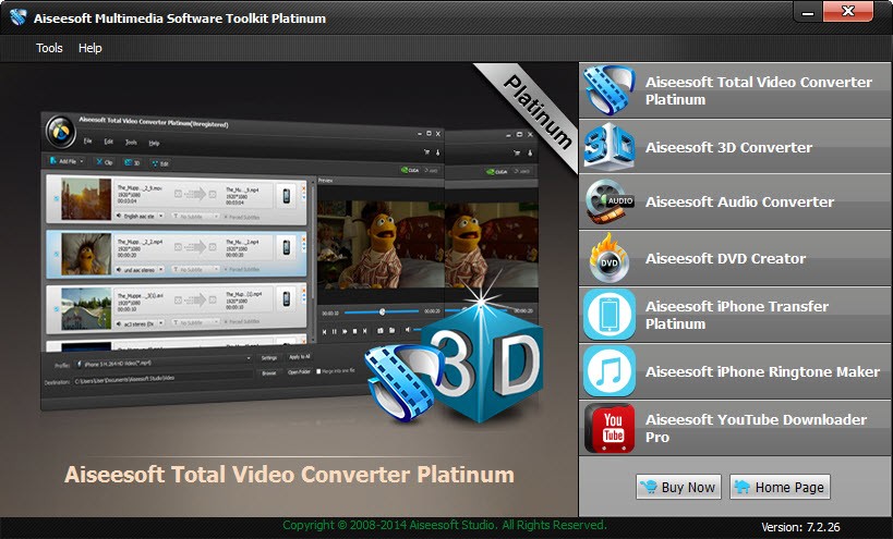 Aiseesoft Multimedia Toolkit Platinum