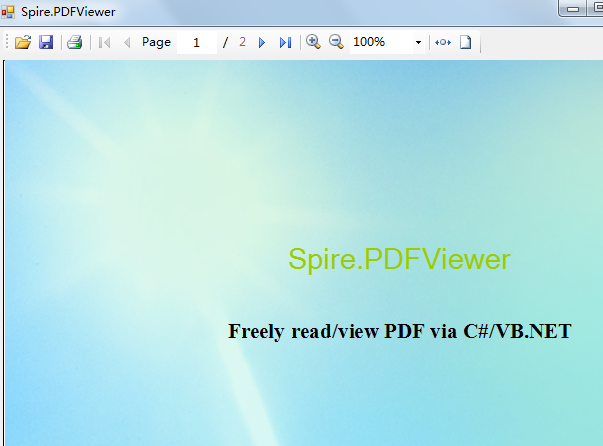Spire.PDFViewer for WPF