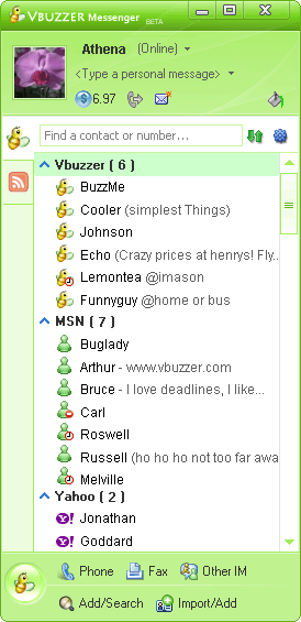 Vbuzzer Messenger