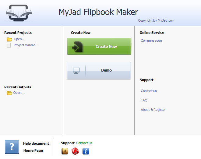 Myjad Flipbook Maker