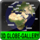 3D Globe GPS - with 3D Grid Flash Gallery - Papervision 3D