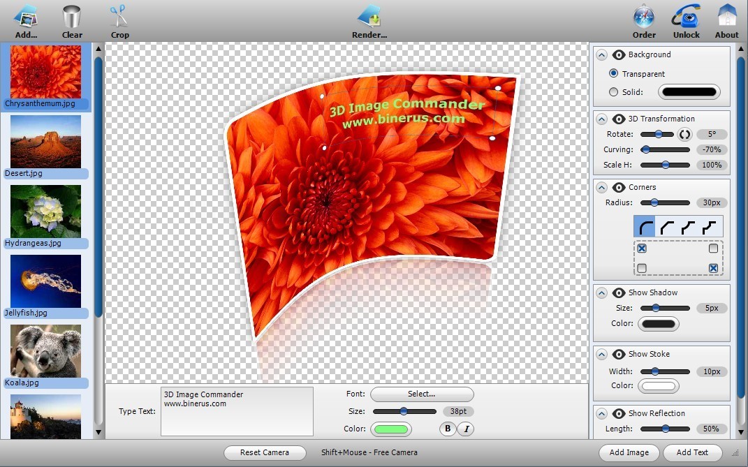 3D Image Commander for Mac