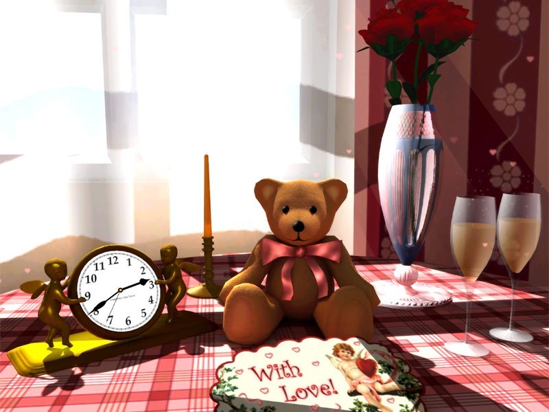 3D Valentine's Screensaver