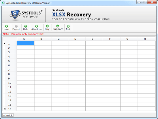 XLSX Data Recovery Software