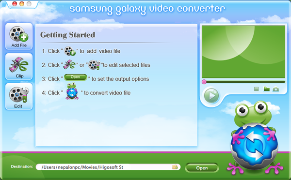 Samsung Galaxy Video Converter for Mac