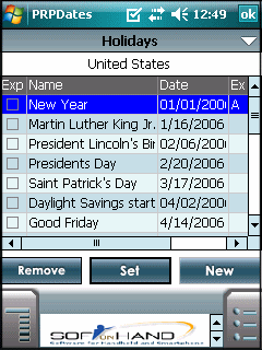 PRPDates - Dates Reminder Software