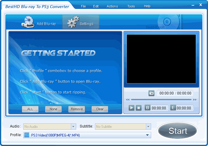 BestHD Blu-Ray to PS3 Converter