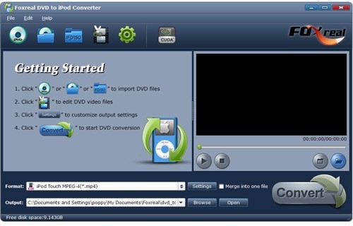 Foxreal DVD to iPod Converter