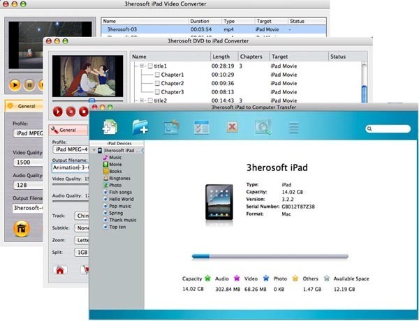 3herosoft iPad Mate for Mac OS X