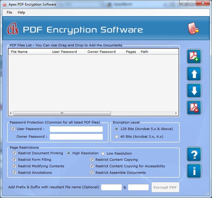 Apex PDF Security