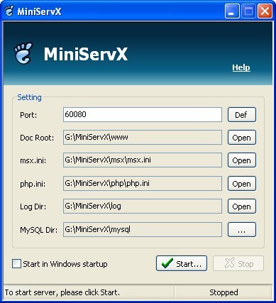 MiniServX