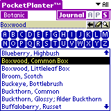 PocketPlanter PalmOS