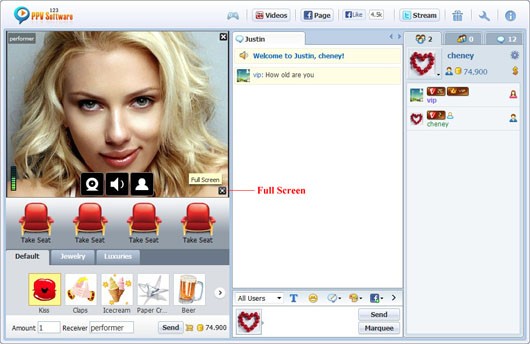 PPV Video Chat Software