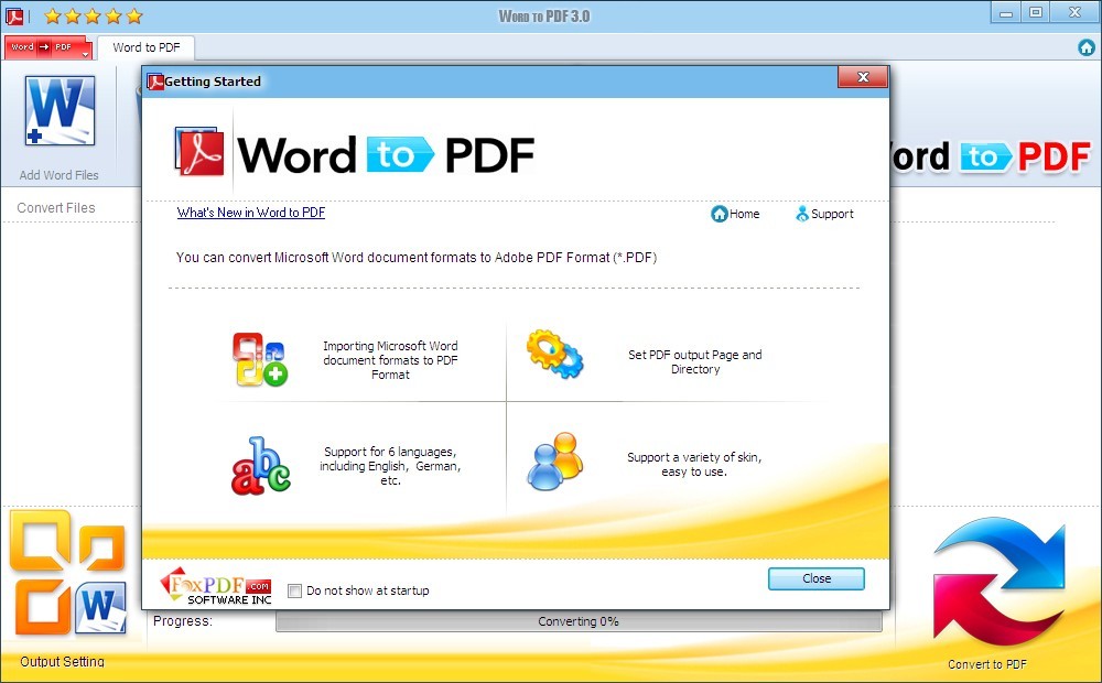 Word File to PDF
