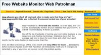 Web Patrolman Free Website Monitor
