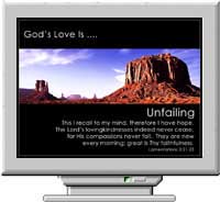 God's Love Screen Saver