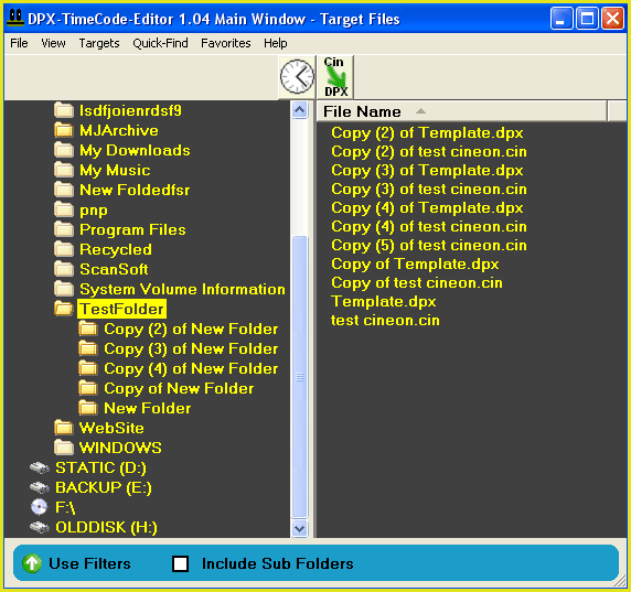DPX Time Code Editor