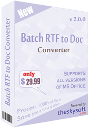 Batch RTF to Doc Converter