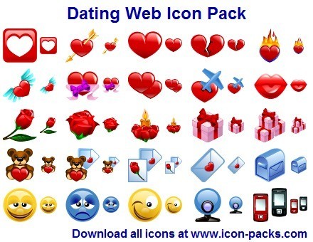 Dating Web Icon Pack