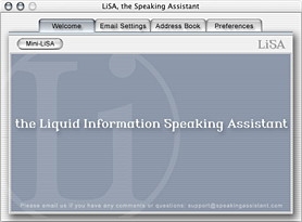 LiSA, the Speaking Assistant
