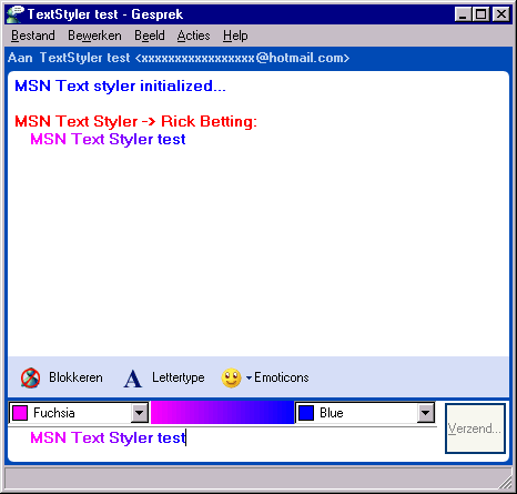 MSN Text Styler