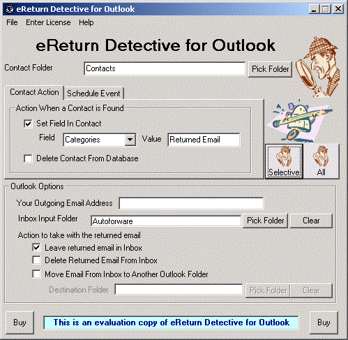 eReturn Detective for Outlook