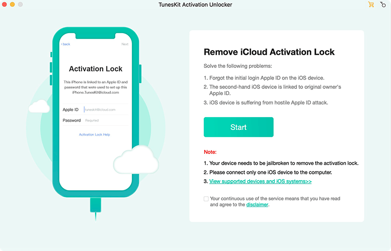 TunesKit Activation Unlocker for Mac