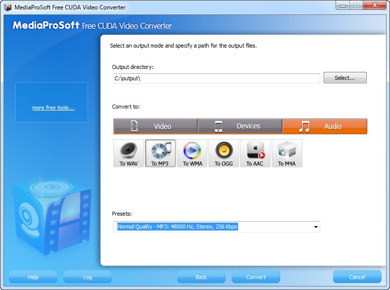MediaProSoft Free CUDA Video Converter