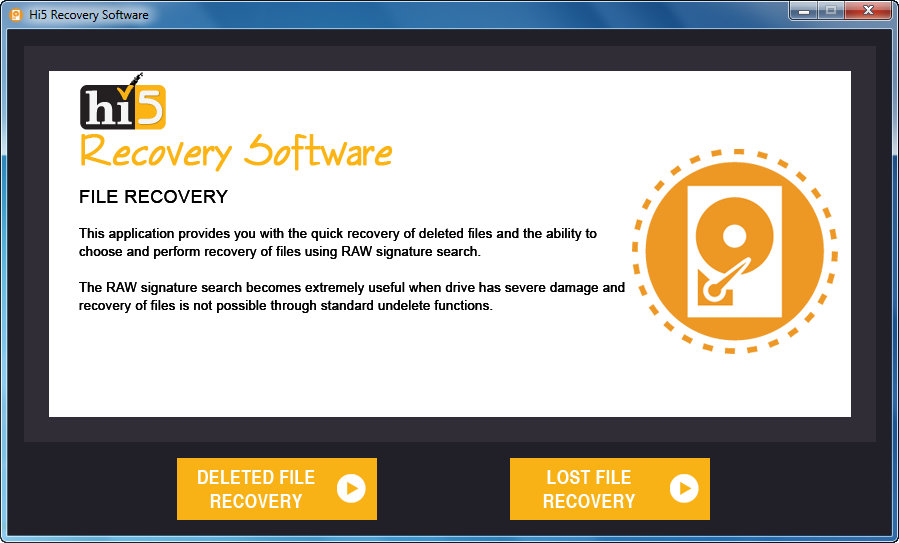 Hi5 Software File Recovery
