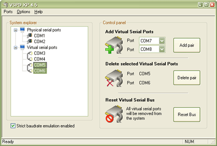 Virtual Serial Ports Driver XP