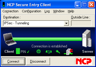 NCP Secure Entry Client for Win32