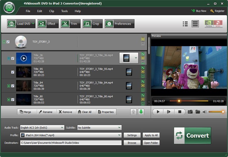 4Videosoft DVD to iPad 3 Converter