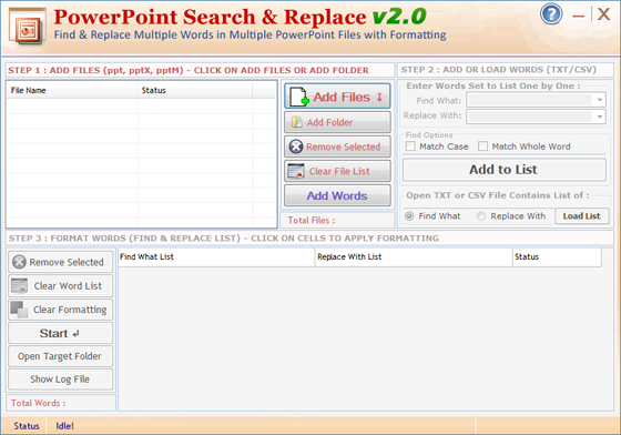 PowerPoint Search and Replace