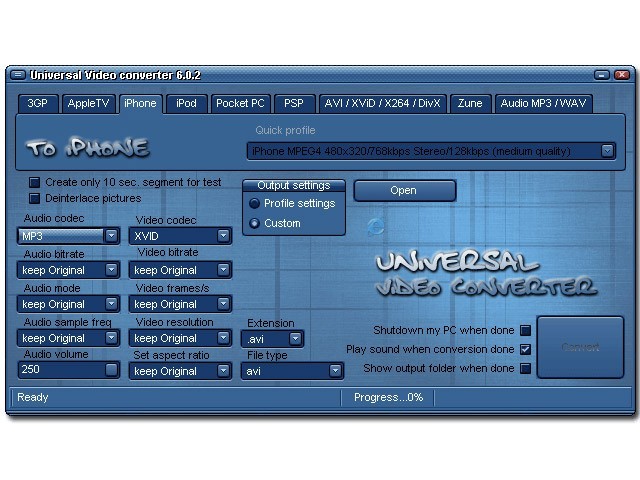 Universal Video converter