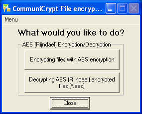 CommuniCrypt File Encryption Tools