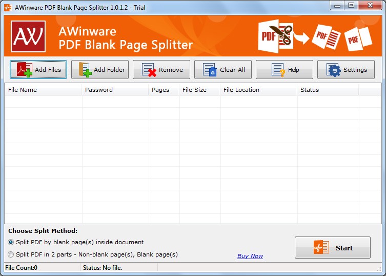 Pdf Blank Page Splitter