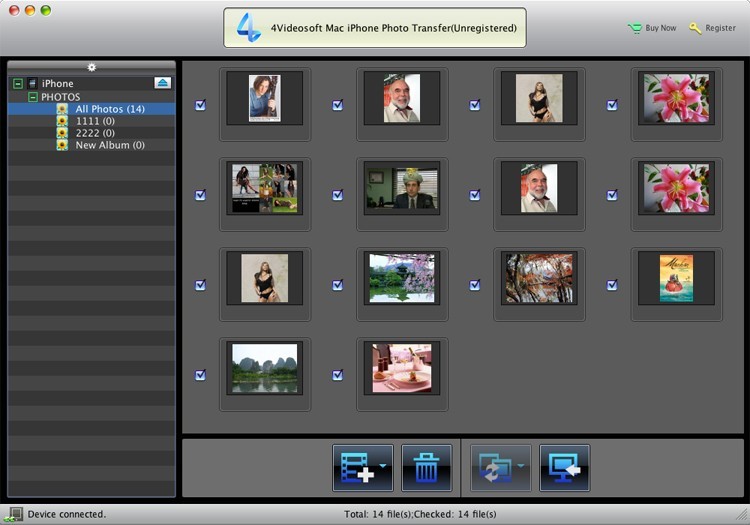 4Videosoft Mac iPhone Photo Transfer