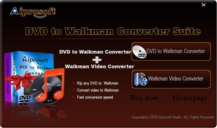 Aiprosoft DVD to Walkman Converter Suite