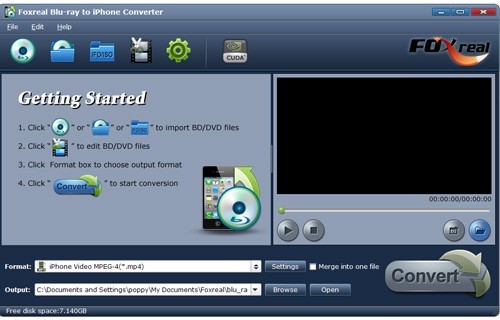 Foxreal Blu-ray to iPhone Converter
