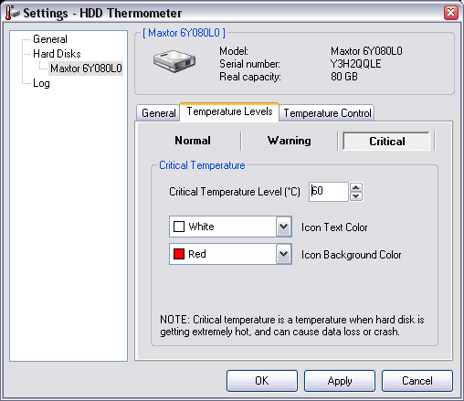 HDD Thermometer