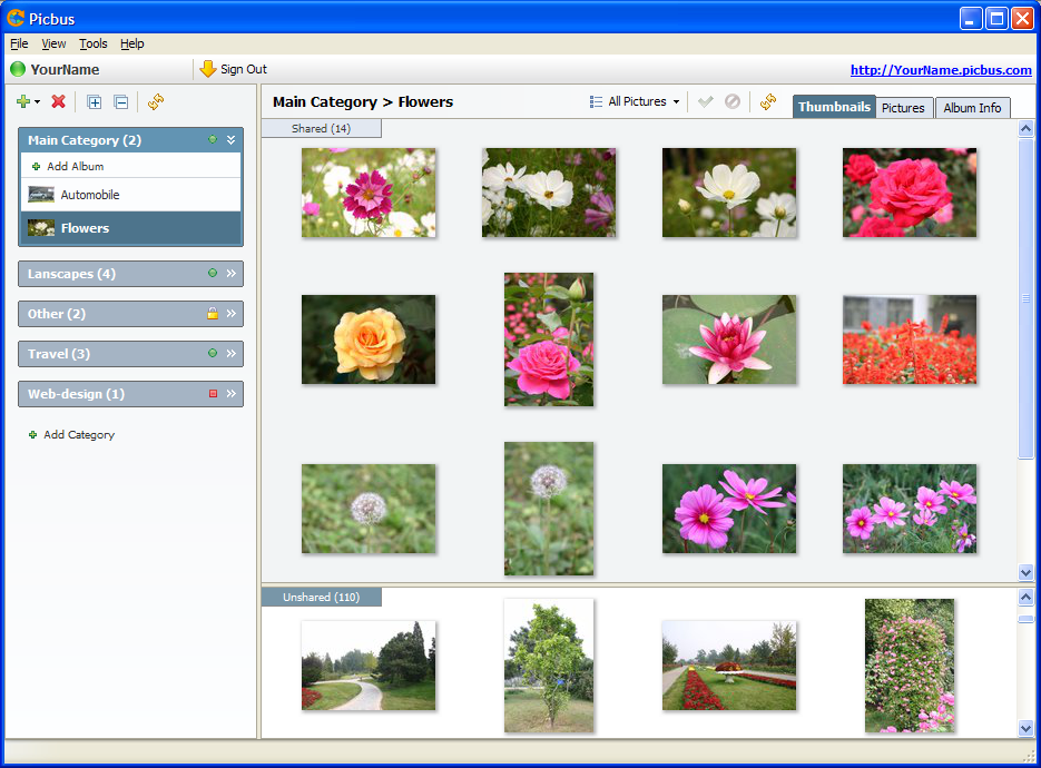 Picbus - Quick Photo Sharing Software