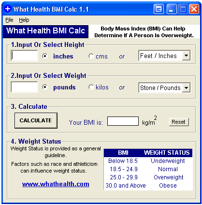 What Health BMI Calc