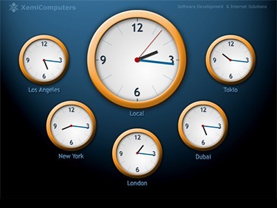 World Clock ScreenSaver