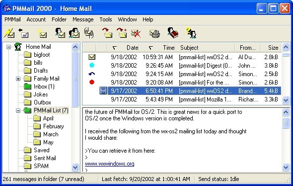 PMMail 2000 Professional