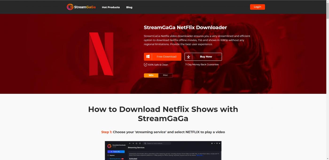 StreamGaGa Netflix Downloader